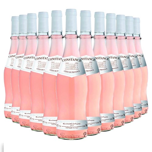 Case of 12 Cuvee Constance Cotes de Provence Rose Wine 75cl